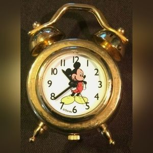 Vintage Disney Mickey Mouse Alarm Clock